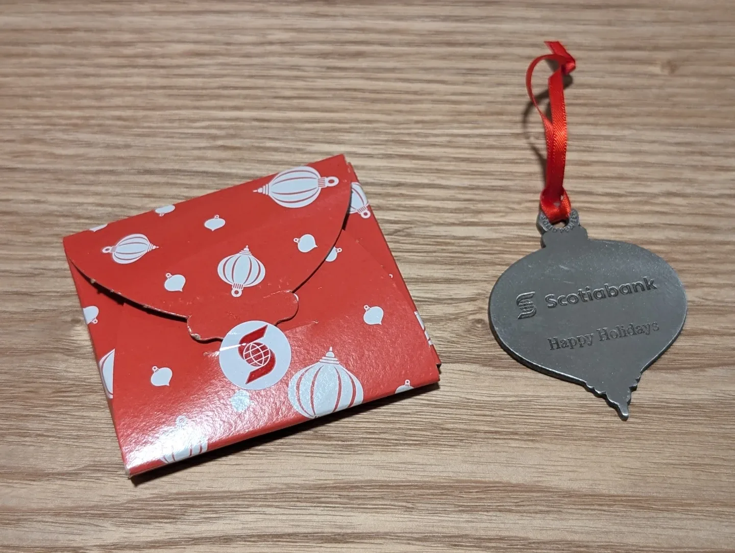 NEW: Scotiabank Happy Holidays Ornament #Cleanout
