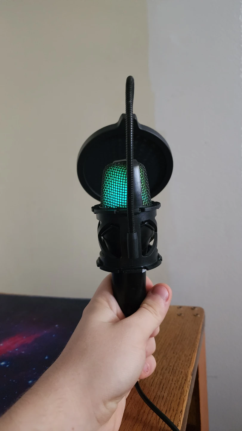 Black Microphone with Pop Filter - photo 5