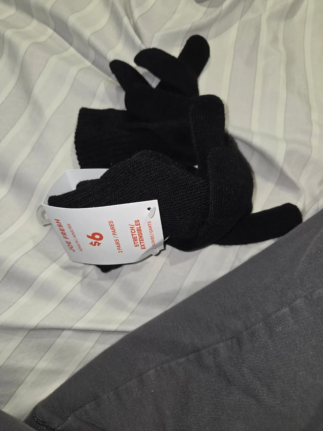 Joe Fresh Black Stretch Gloves - 2 Pairs