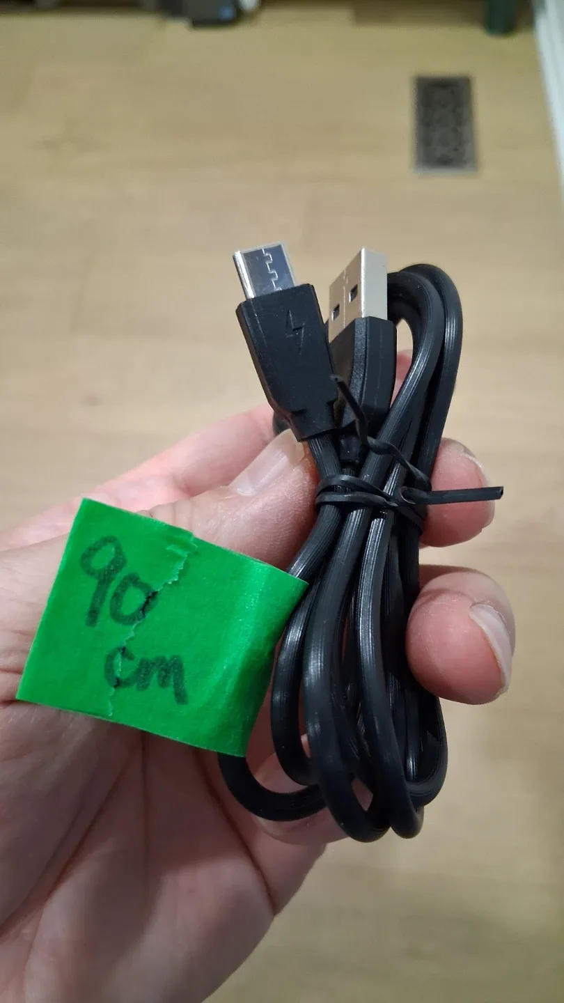 USB A USB C Fast Charging Cable and Data Transfer, 90cm Long