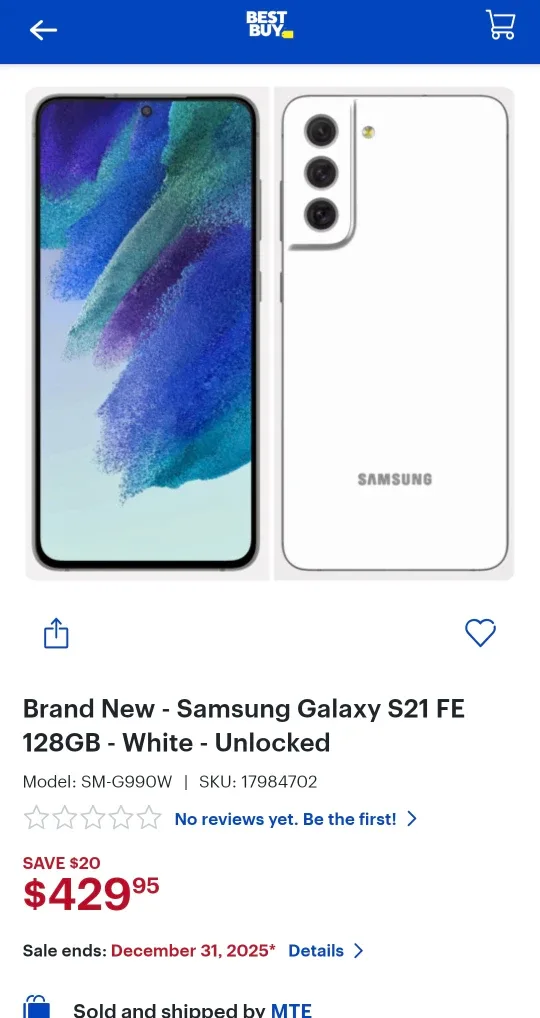 Samsung s21 FE cellphone & life proof case(Prices listed) image indicator(3)