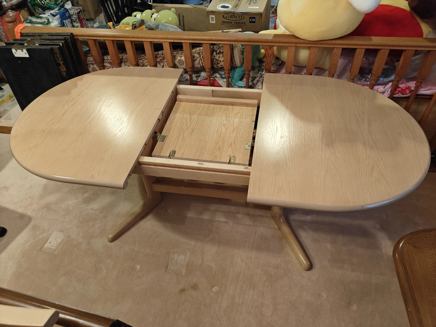 Extendable Oval Dining Table - photo 2