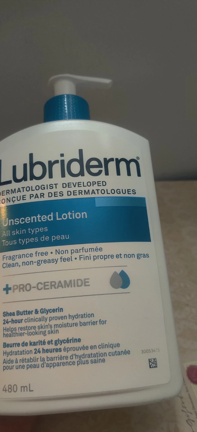 Lubriderm Unscented Lotion - 480 mL x 2 - photo 3