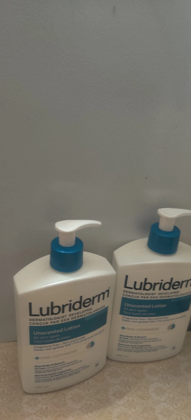 Lubriderm Unscented Lotion - 480 mL x 2 - photo 5