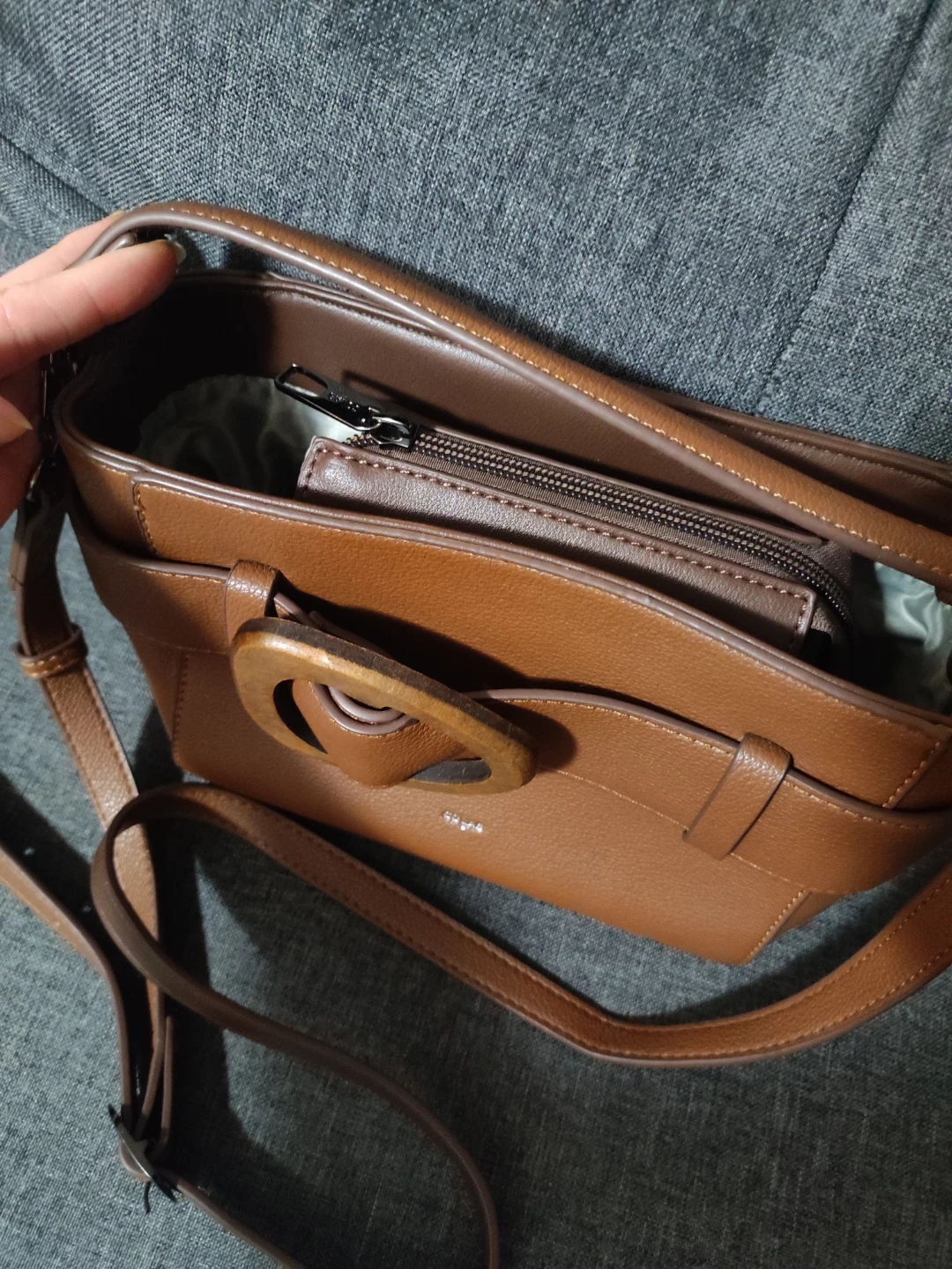 New Colab Brown Crossbody Bag - photo 2