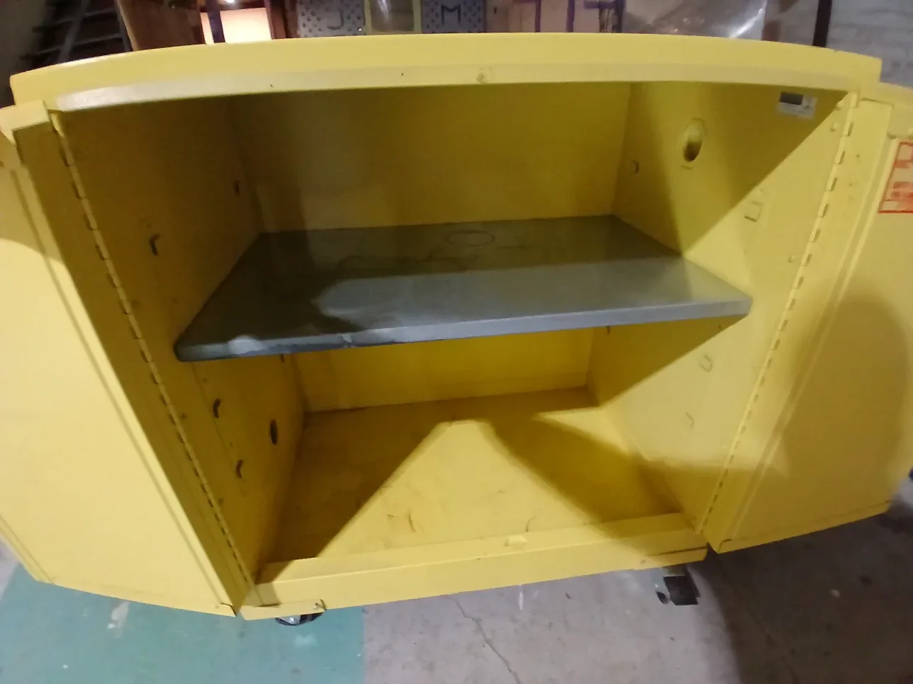 SECORALL Yellow Storage Cabinet - 36" x 42" image indicator(5)