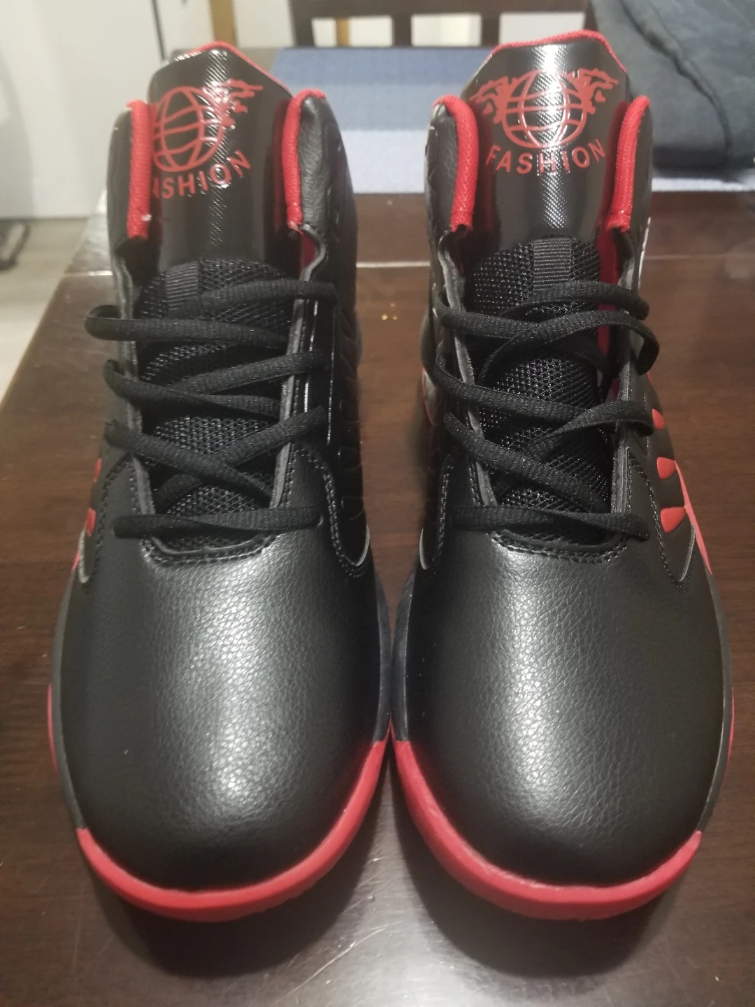 Black & Red Fashion Basketball Shoes - photo 4