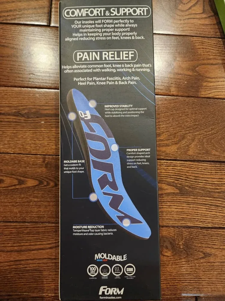 Form Maximum Insoles Size Men's 9-9.5 Women's 10.5-11 image indicator(2)