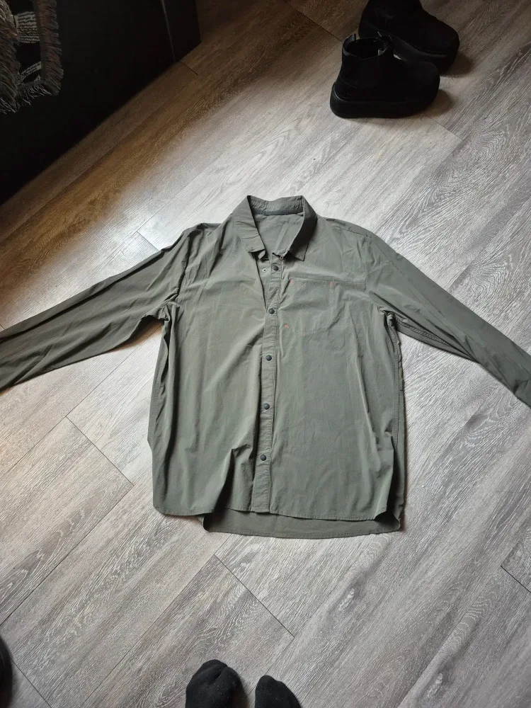 The North Face Olive Button Up Shirt image indicator(3)