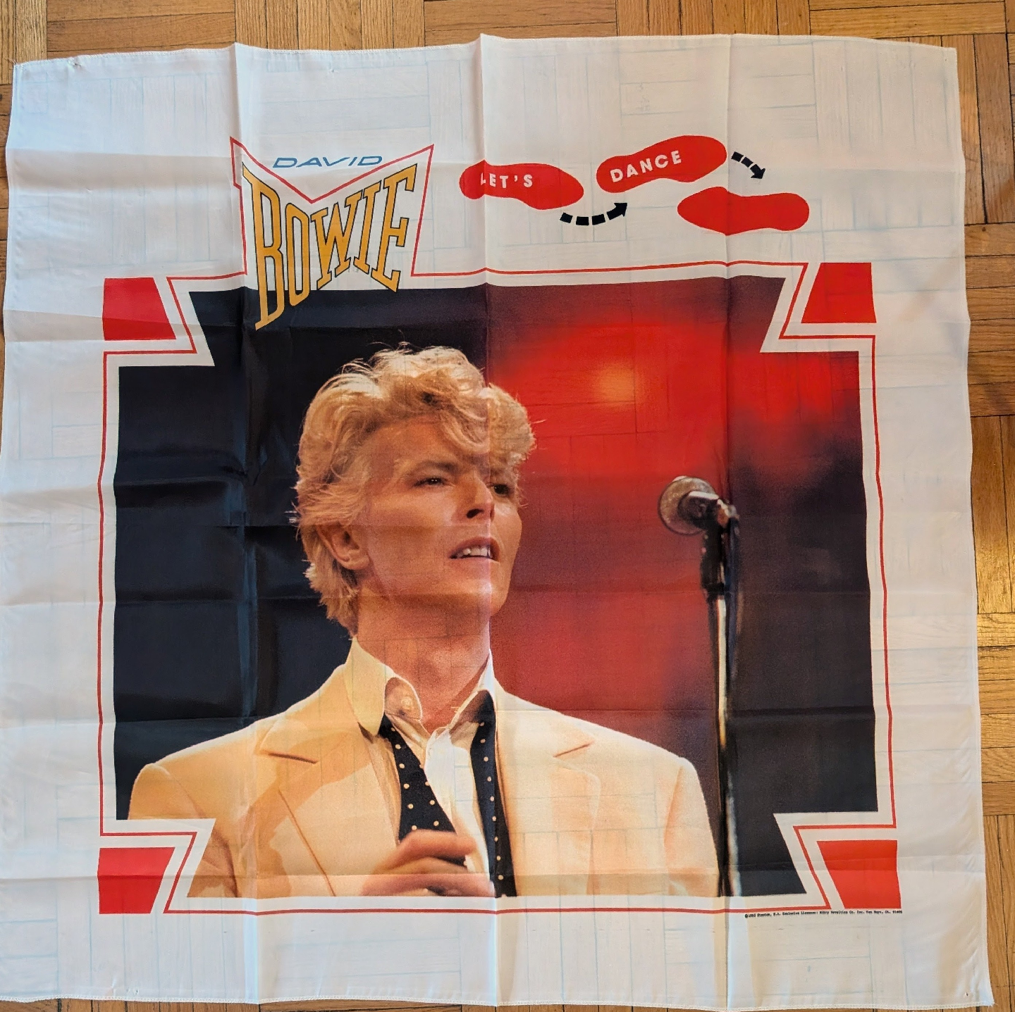 David Bowie Let's Dance Promo Fabric Poster