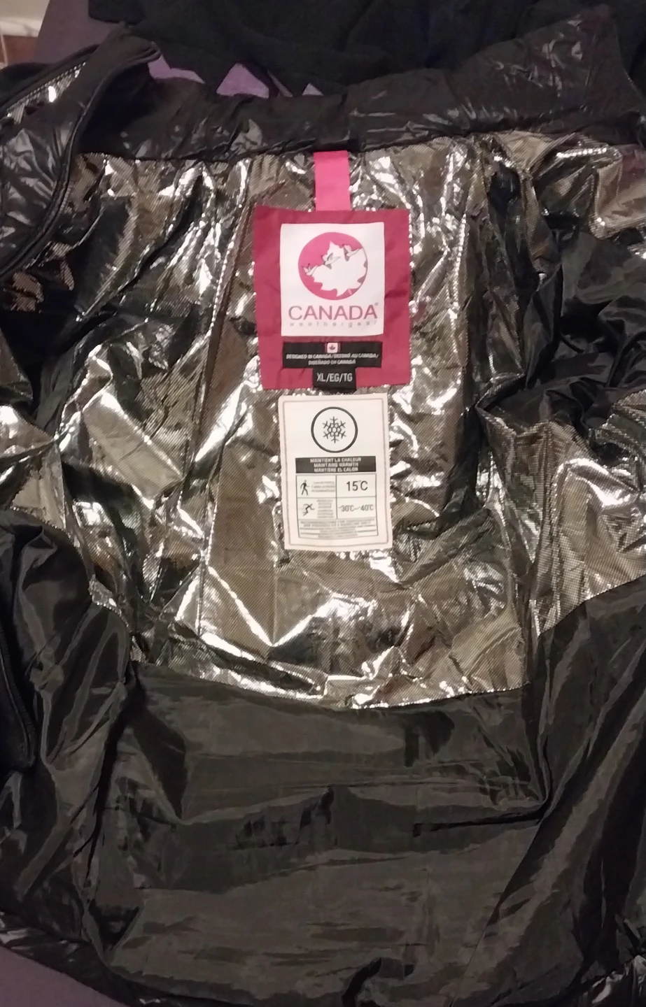 Canada weather gear  Puffer Jacket - XL - photo 2