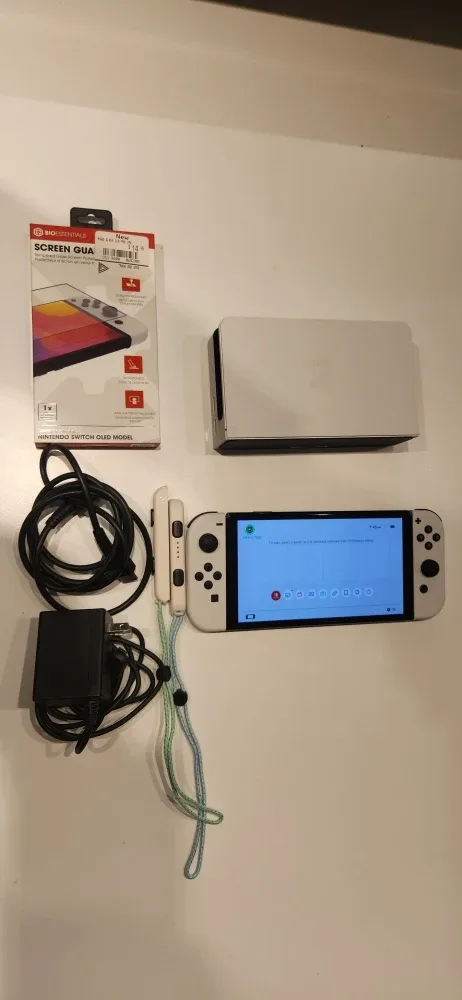 Nintendo Switch OLED White + accesories