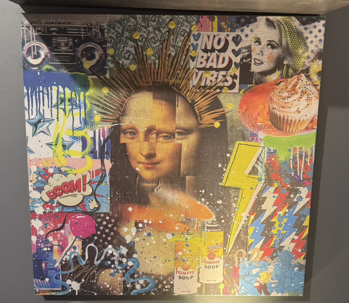 Mona Lisa Pop Art Canvas