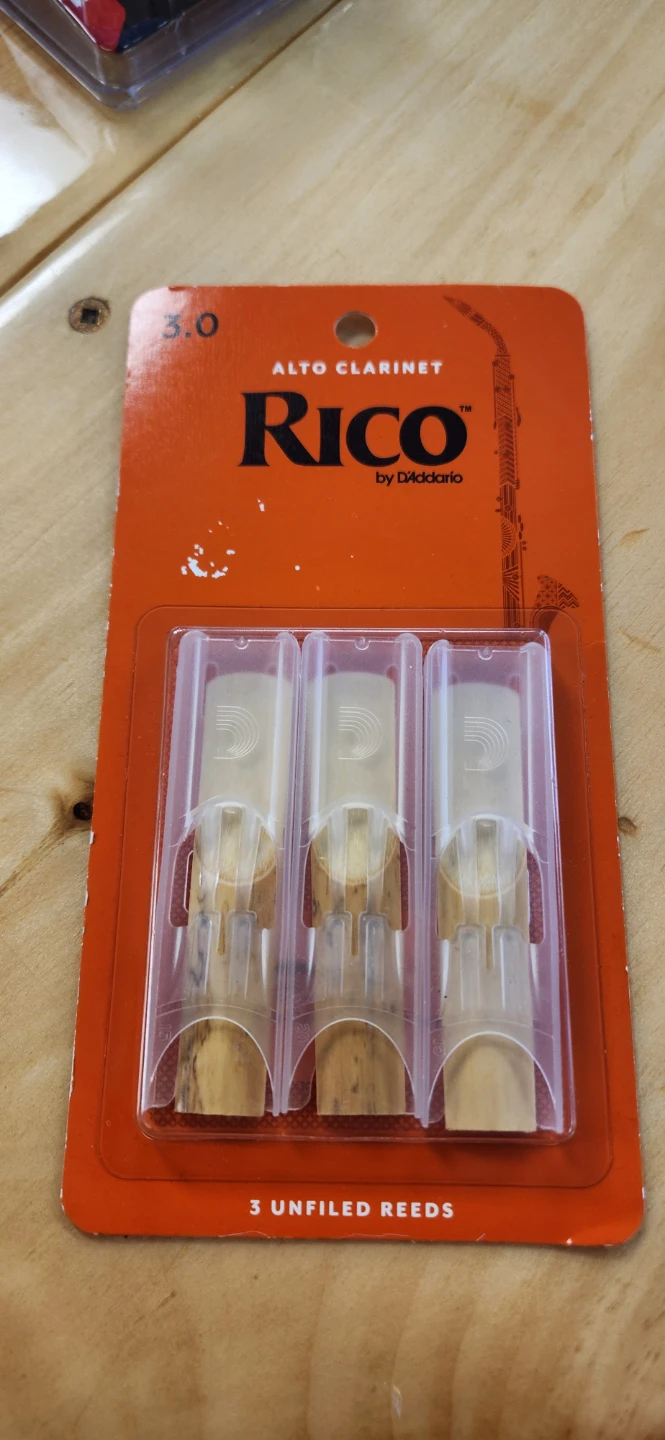 Rico Alto Clarinet Reeds 3.0