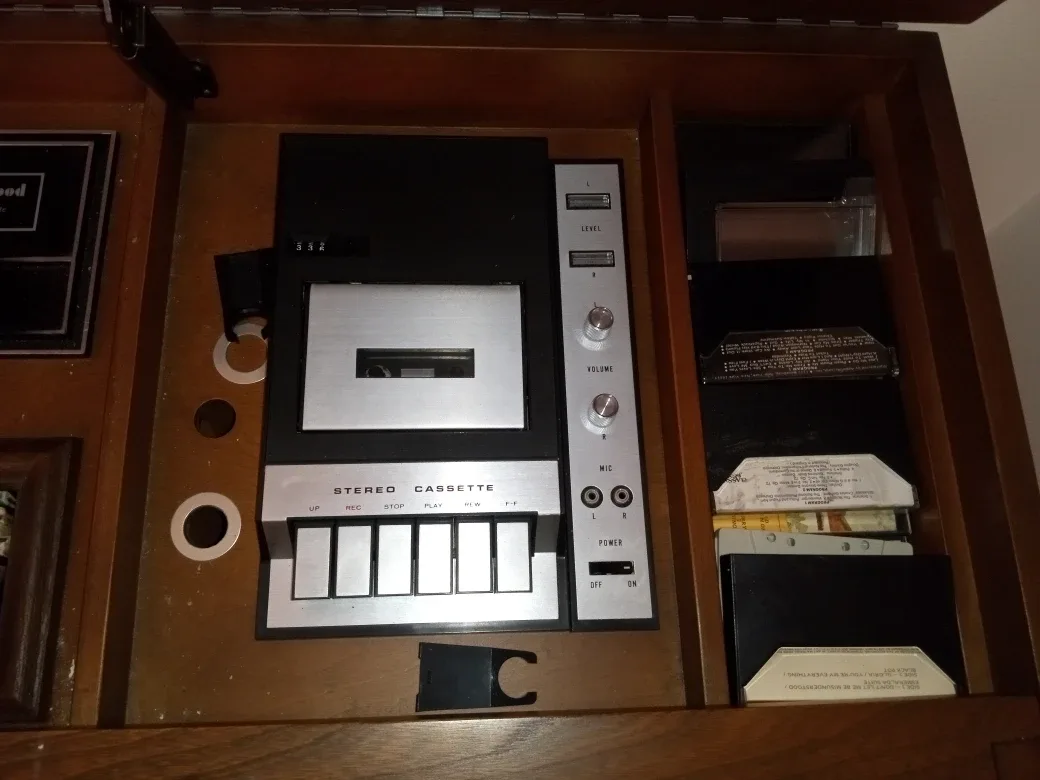 Vintage Fleetwood Stereo Console with Garrard Turntable image indicator(4)