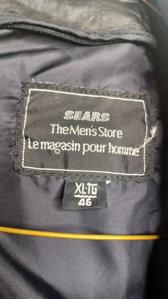 Vintage Sears The Men's Store Leather Jacket image indicator(2)