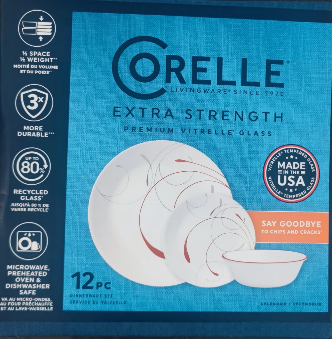 Corelle 12-Piece Dinnerware Set