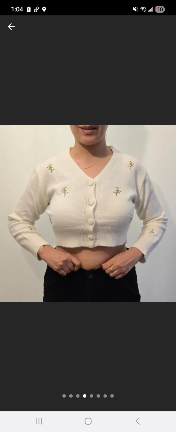 #Cleanout S/M BrandNew Soft Cropped Cardigan image indicator(2)