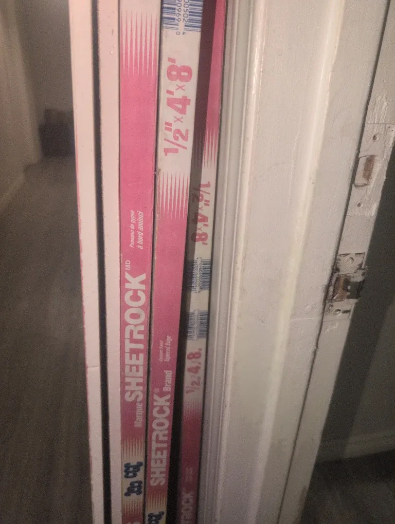 Sheetrock 1/2"x4'x8' Drywall