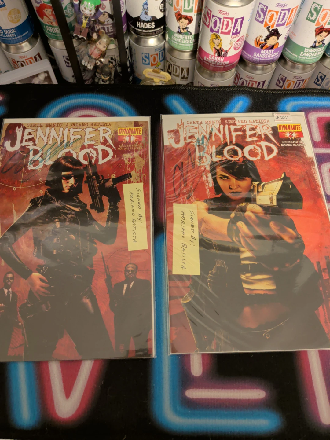 Jennifer Blood Comic Signed by Adriano Batista