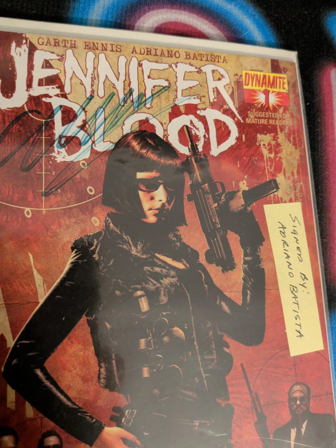 Jennifer Blood Comic Signed by Adriano Batista - photo 3