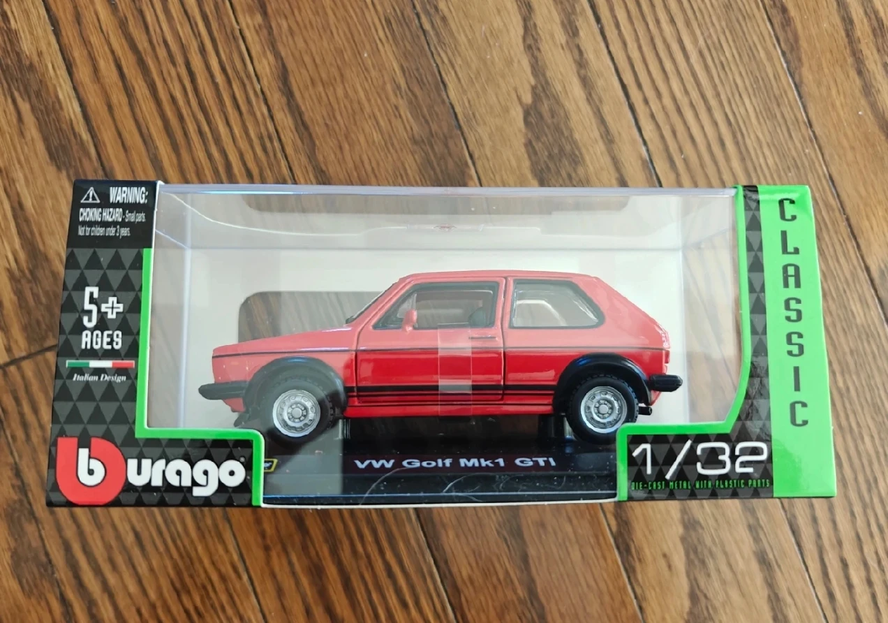 Burago VW Golf Mk1 (1979) GTI 1/32 Scale Diecast Model (new) 🎁 🚗