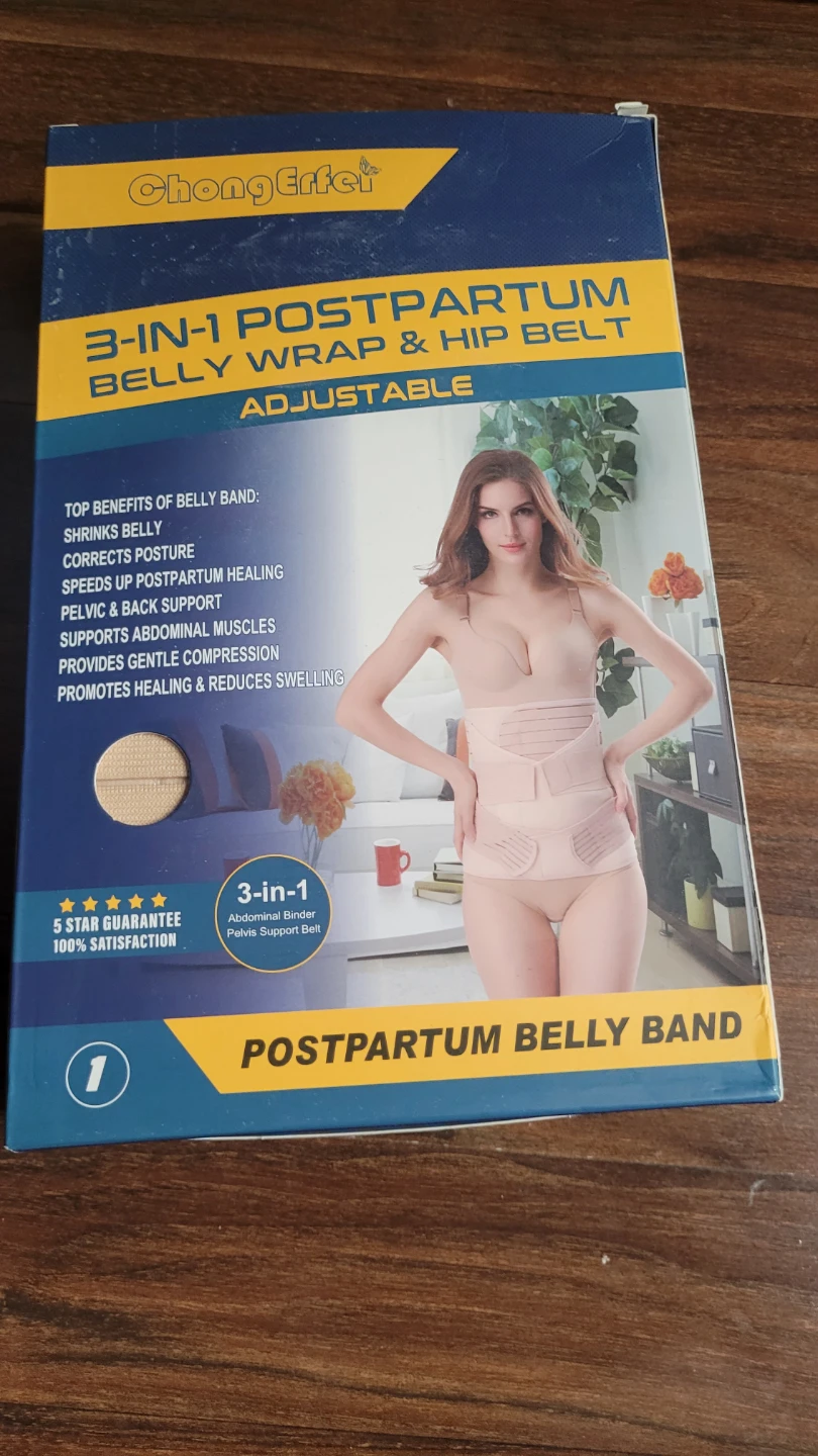 ChongErfei 3-in-1 Postpartum Belly Wrap