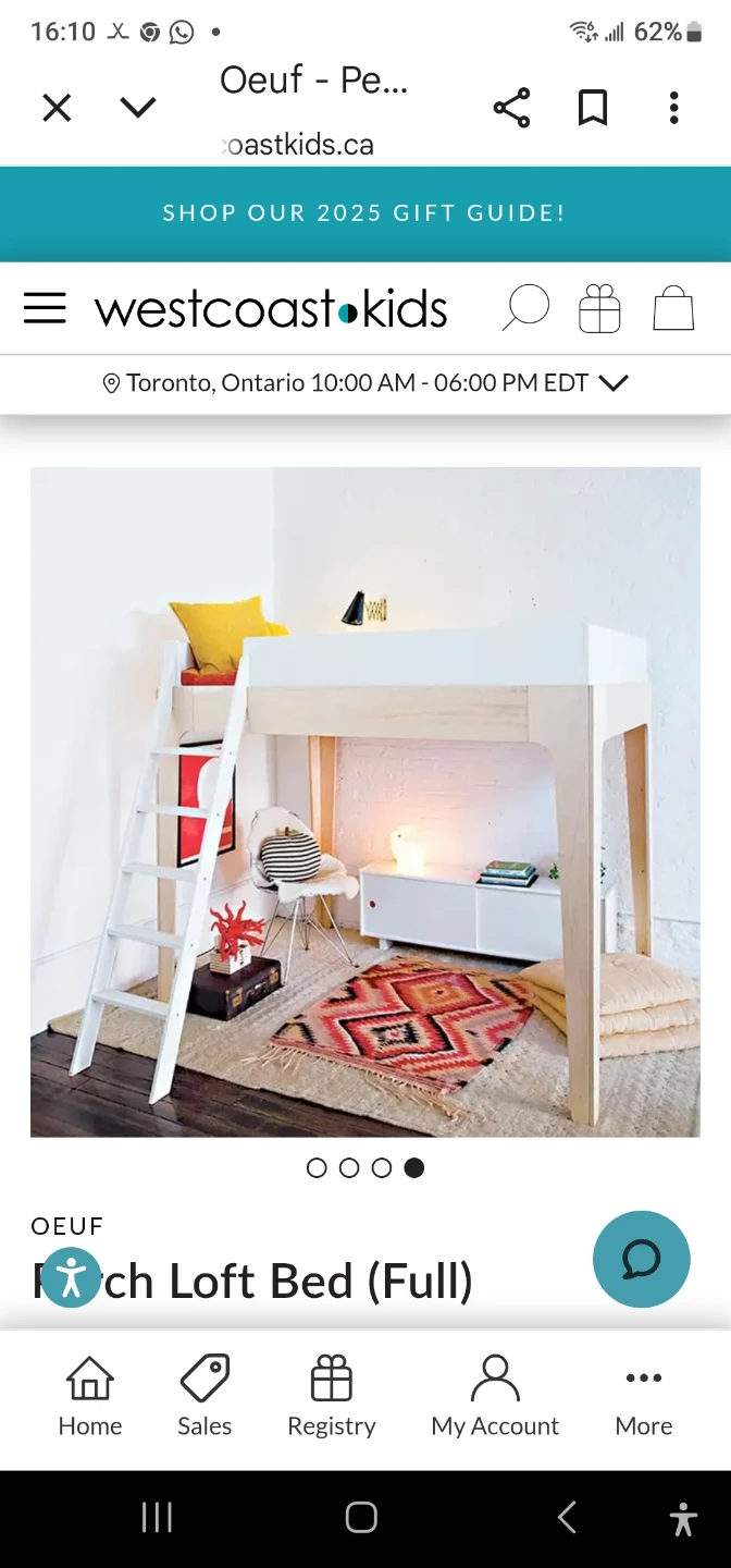 Kids Loft Bed (Full)