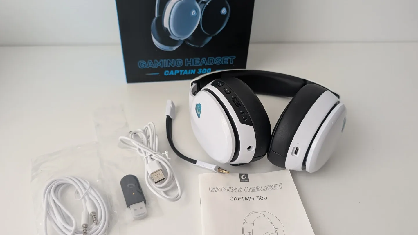 G-Lab Captain 300 Gaming Headset - White image indicator(4)