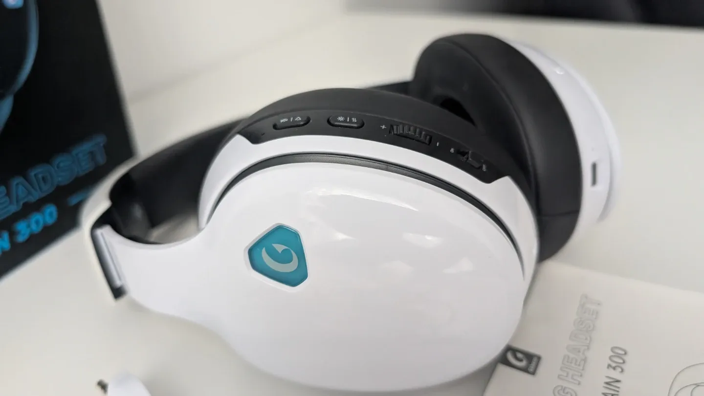 G-Lab Captain 300 Gaming Headset - White image indicator(5)
