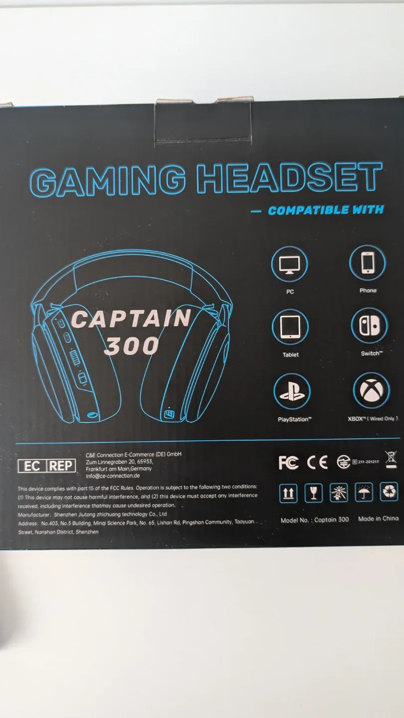 G-Lab Captain 300 Gaming Headset - White image indicator(8)