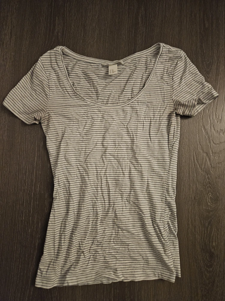 H&M Basic Striped Tee - Size XS