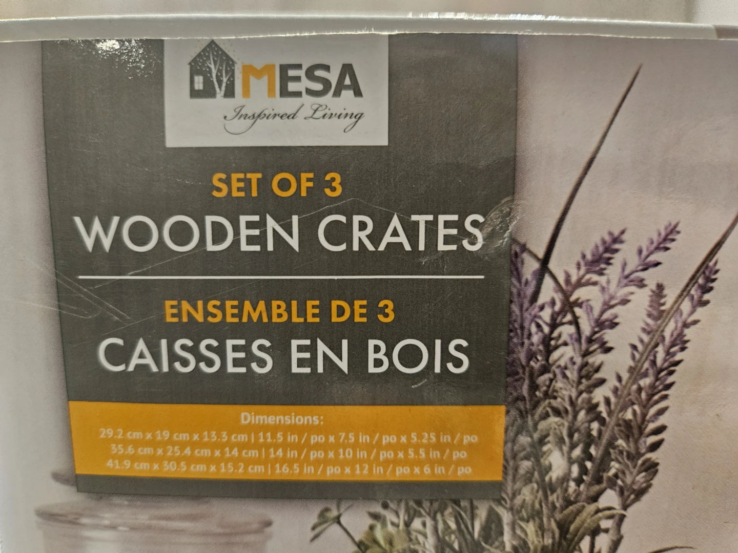 New Mesa Living Wooden Crates - Set of 3 - photo 3