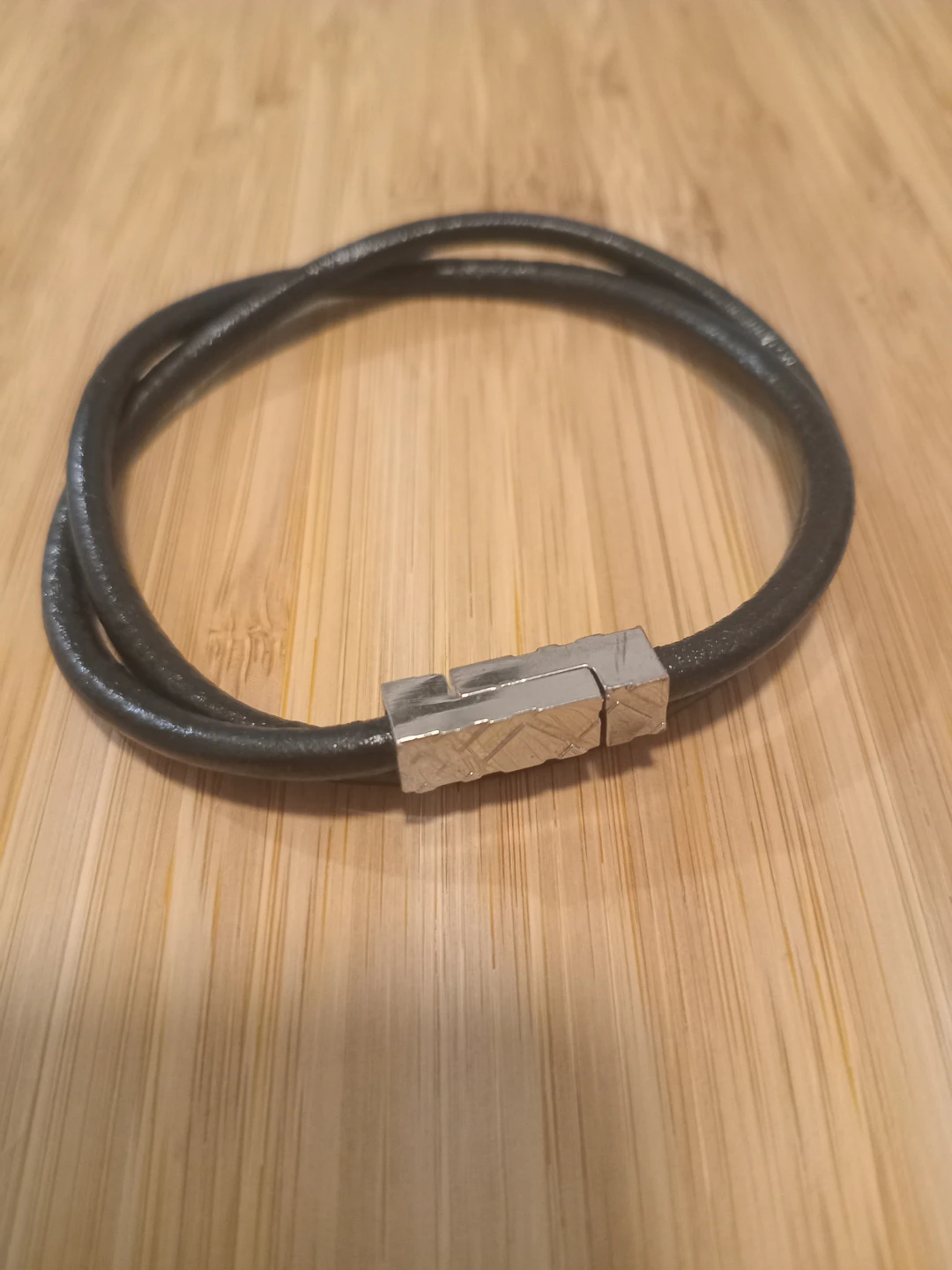Leather Bracelet - Black / Burberry