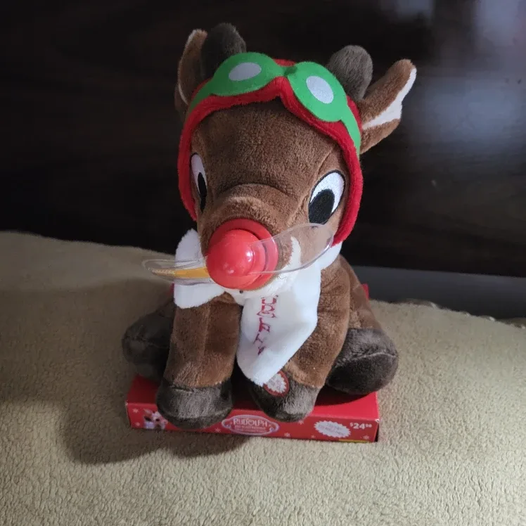 Rudolph Animated Plush with Fan and Box