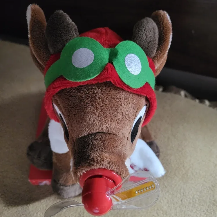 Rudolph Animated Plush with Fan and Box image indicator(5)