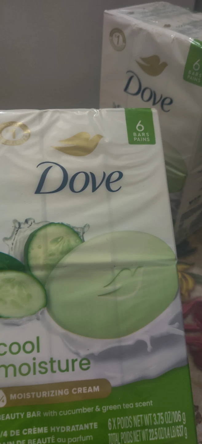 Dove Cool Moisture Beauty Bar, 6-Packx2 - photo 2