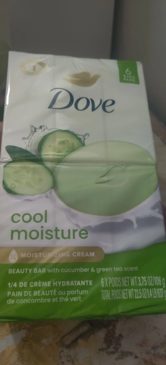 Dove Cool Moisture Beauty Bar, 6-Packx2 - photo 3