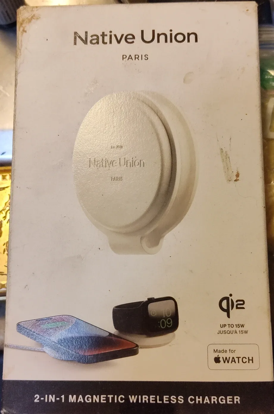 Native Union 2-in-1 Magnetic Wireless Charger