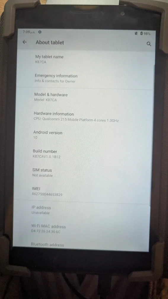 ZTE Android Tablet image indicator(5)