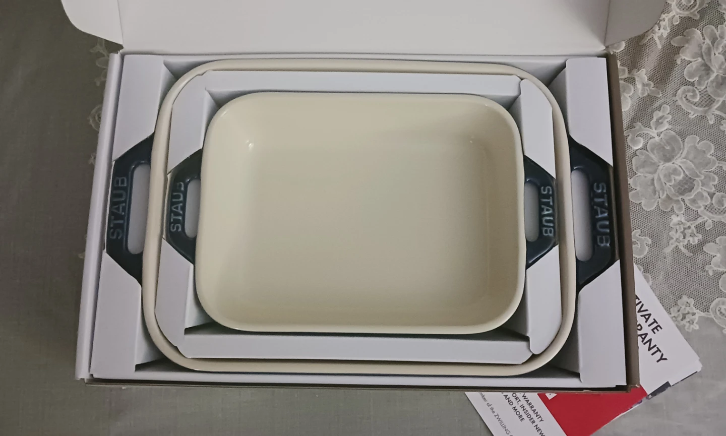 Staub Set of 2 Gratin Dishes - NEW - photo 3