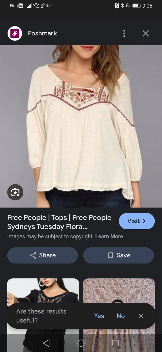 Free People Sydney's Tuesday Floral Top - Size M