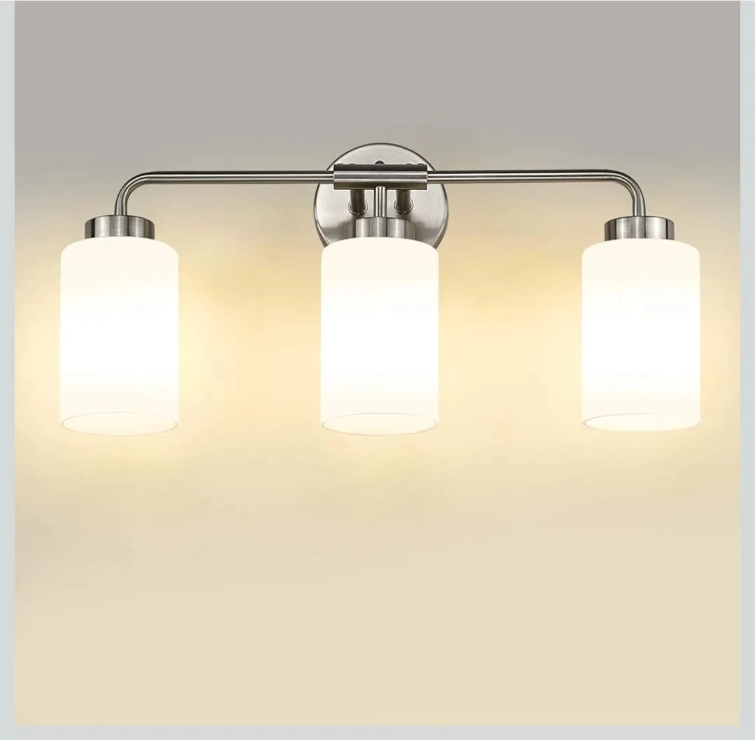 Zeyu Brushed Nickel 3-Light Vanity Light - New in Box!