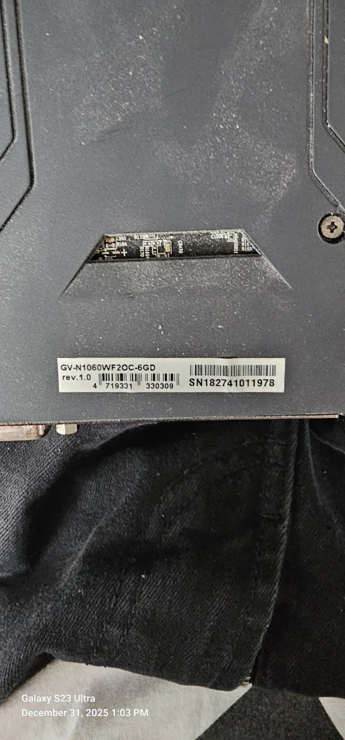 Gigabyte GTX 1060 6GB Windforce – UNTESTED – AS IS - photo 3
