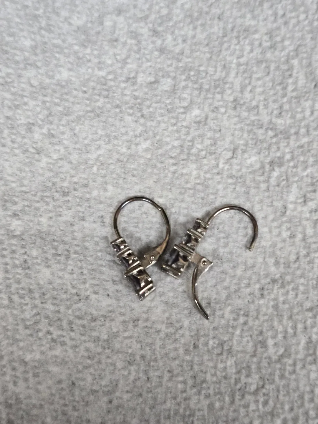 Silver 925 Drop Earrings with Mystic Topaz image indicator(5)