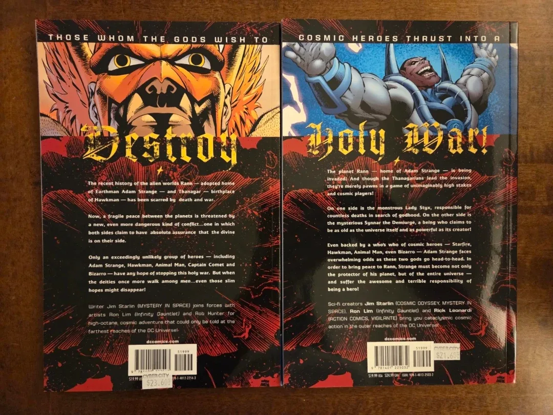 Rann-Thanagar Holy War Vol 1&2 DC Comics TPB image indicator(2)