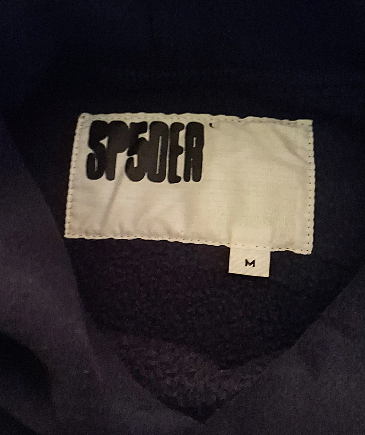Black Spider Hoodie Rinestone Og V2 Size Medium - photo 5