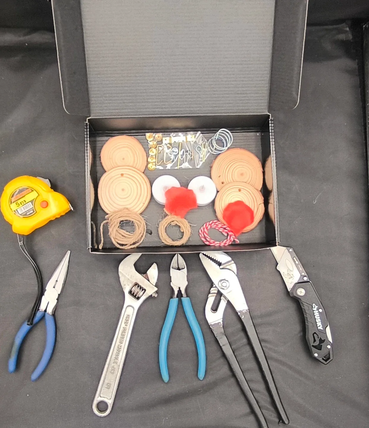 DIY Wood Candle Art Kit | Handmade Craft Project image indicator(9)