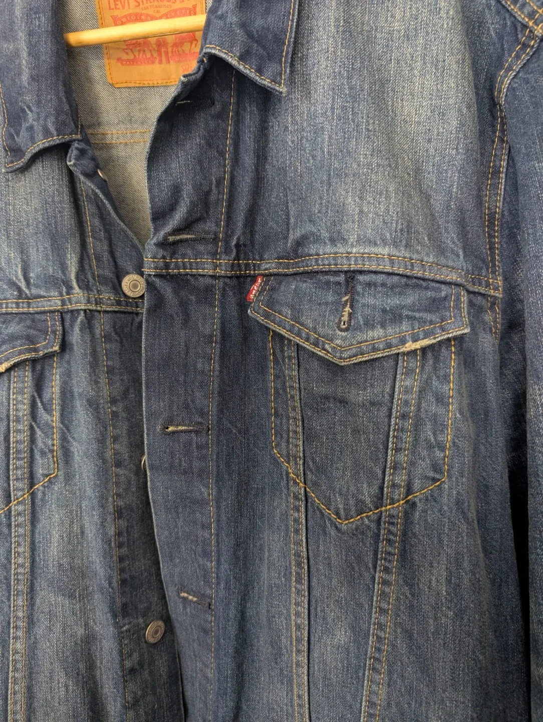 Men's Levi's Denim Jean Jacket XXL image indicator(5)