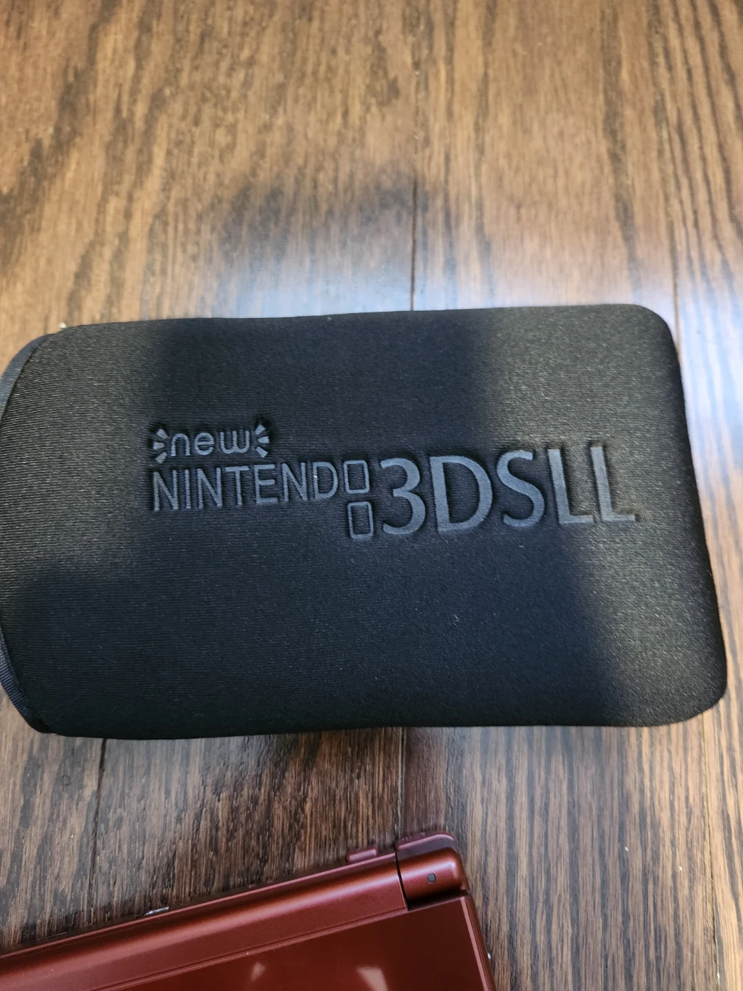 Nintendo New 3DS XL Red with Case & Charger - photo 2